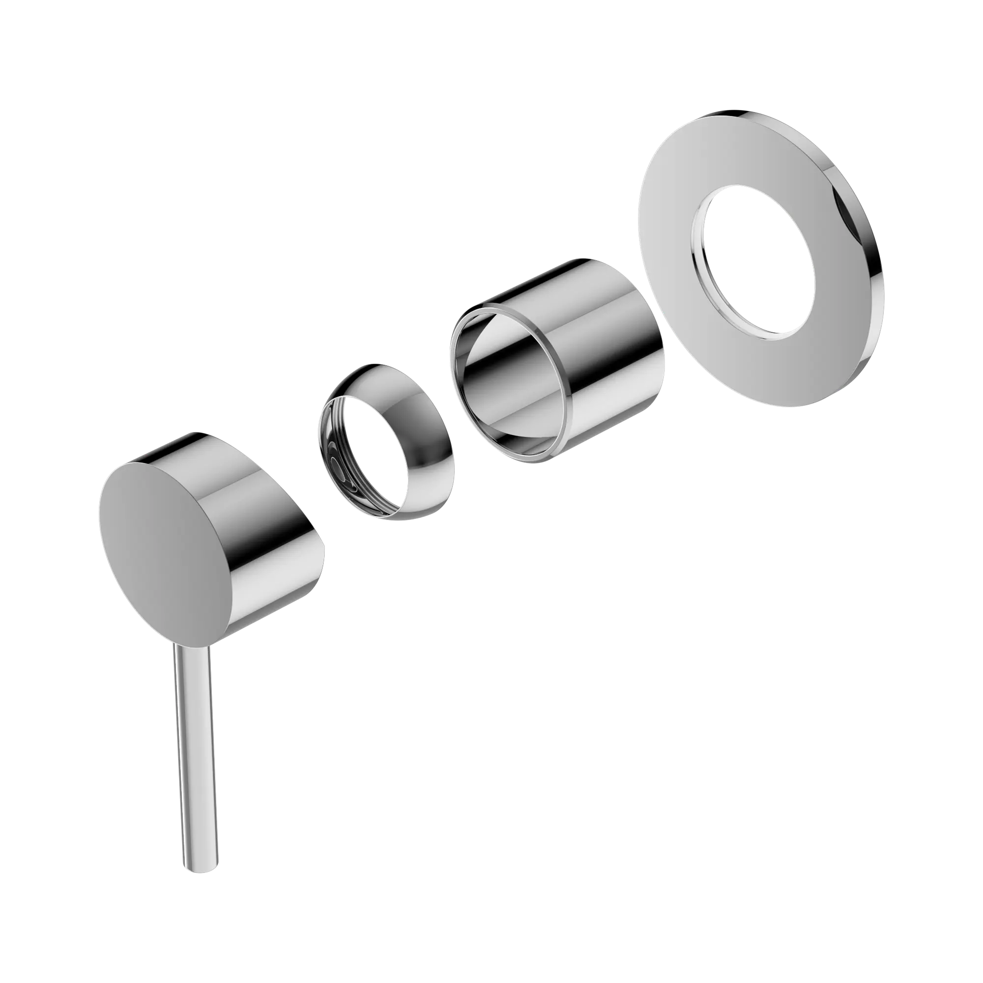 NR250811 TCH Dolce Shower Mixer Trim Kits Only Chrome image 1