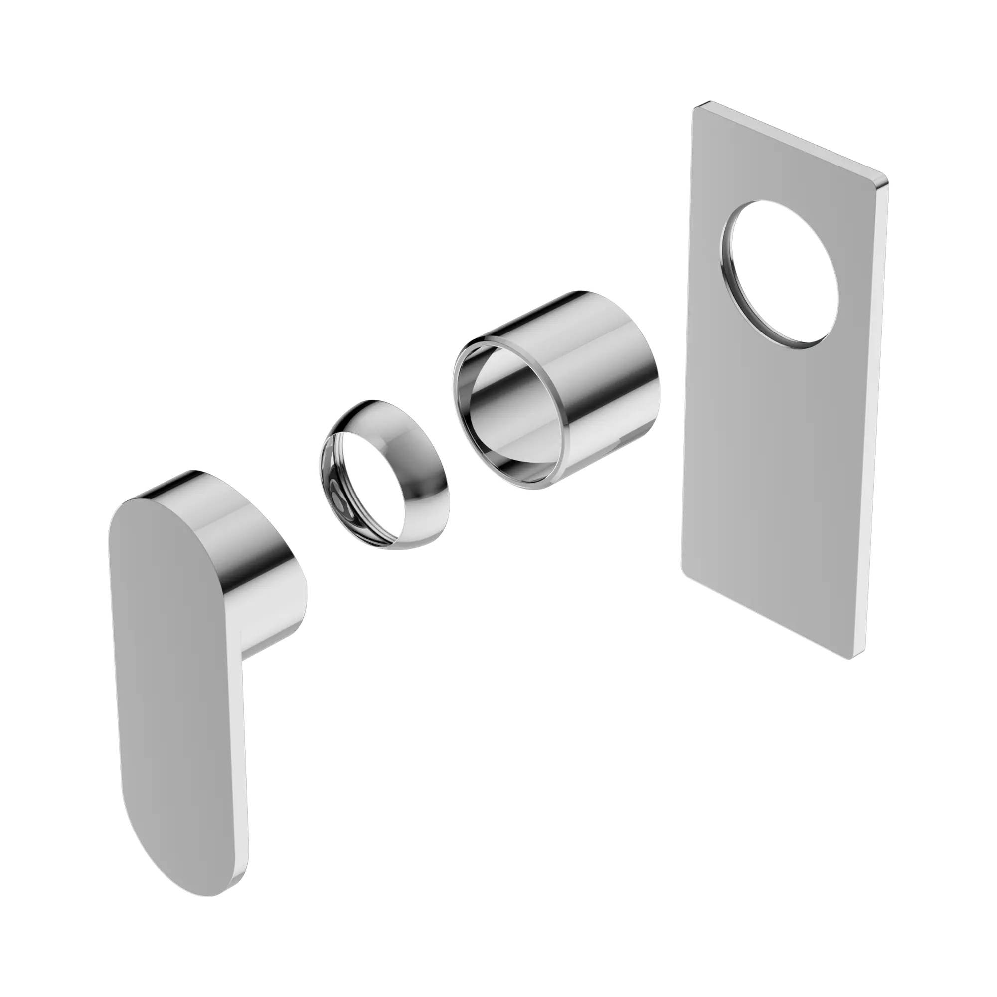 NR301311 TCH Ecco Shower Mixer Trim Kits Only Chrome image 1