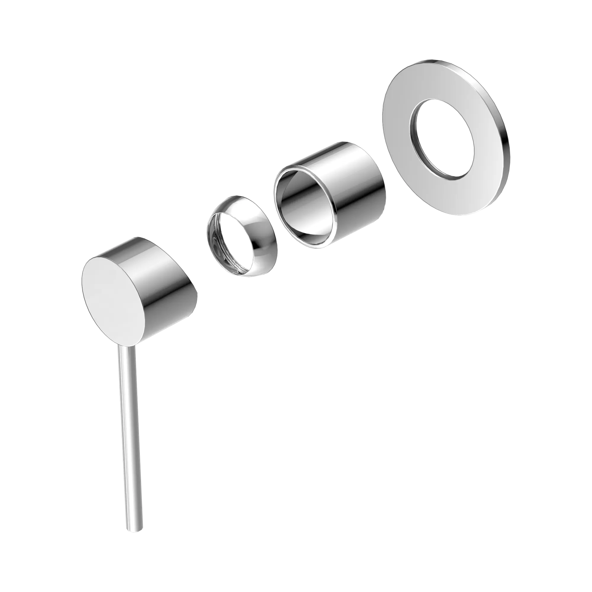 NR221911 XTCH Mecca Care Shower Mixer Trim Kits Only Chrome image 1