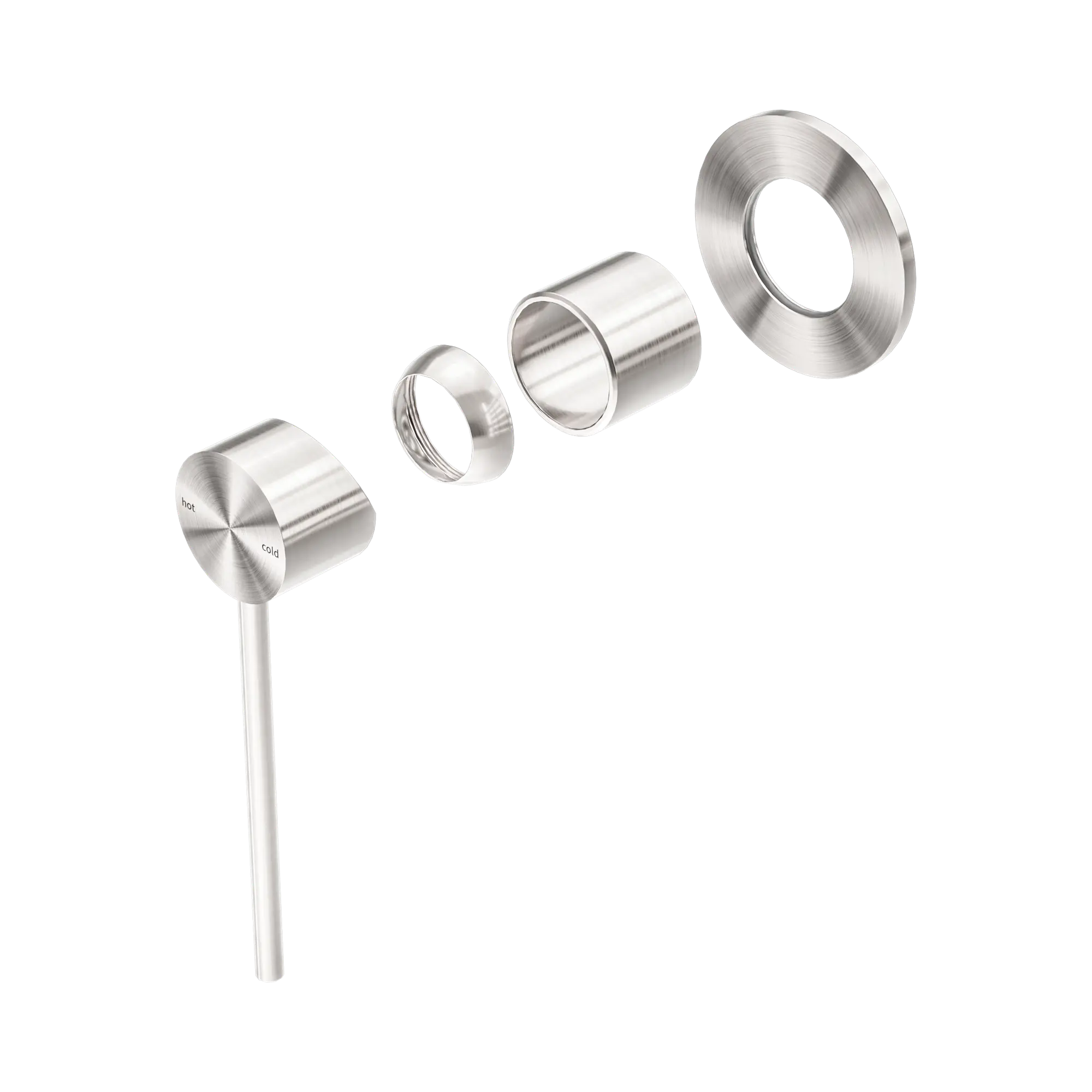 NR221911 XTBN Mecca Care Shower Mixer Trim Kits Only Brushed Nickel image 1