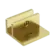 Shower F Bracket 10mm Glass Brushed Gold