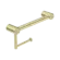 Mecca Care 25mm Toilet Roll Rail 300mm Brushed Gold