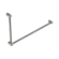 Mecca Care 32mm DDA Accessible Toilet Grab Rail Set 90 Degree 600X1000mm Brushed Nickel