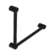 Mecca Care 32mm Ambulant Toilet Grab Rail 90 Degree 450X450mm Matte Black