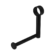 Mecca Care Add On Toilet Roll Holder Matte Black