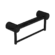 Mecca Care 32mm Grab Rail With Towel Holder 300mm Matte Black