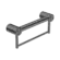 Mecca Care 32mm Grab Rail With Towel Holder 300mm Gun Metal