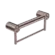 Mecca Care 32mm Grab Rail With Towel Holder 300mm Brushed Bronze
