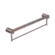 Mecca Care 32mm Grab Rail With Towel Holder 600mm Brushed Bronze