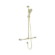 Mecca Care 32mm T Bar Grab Rail And Adjustable Shower Set 1100X750mm Brushed Gold