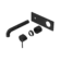Mecca Wall Basin/Bath Mixer 260mm Trim Kits Only Matte Black