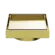130mm Square Tile Insert Floor Waste 100mm Outlet Brushed Gold