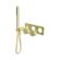 Kara Progressive Shower System Trim Kits Only Brushed Gold