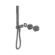 Kara Progressive Shower System Separate Plate Trim Kits Only Gun Metal