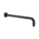 Round Shower Arm 500mm Length Matte Black