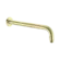 Round Shower Arm 500mm Length Brushed Gold