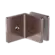 90 Degree Glass To Wall Bracket 10mm Glass Brushed Bronze