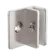 Shower F Bracket 10mm Glass Brushed Nickel
