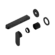 Ecco Wall Basin/Bath Mixer Separate Back Plate 60mm Trim Kits Only Matte Black