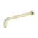 Zen SS316L Round Shower Arm 400mm Length Brushed Gold