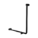 Mecca Care 32mm 90 Degree NZ4121 Accessible Toilet Grab Rail 750X750mm Matte Black
