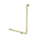 Mecca Care 32mm 90 Degree NZ4121 Accessible Toilet Grab Rail 750X750mm Brushed Gold