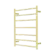 Mecca 240V 7 Bar Heated Towel Ladder Brushed Gold