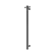 Mecca 240V Single Vertical Heated Towel Rail Gun Metal