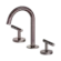 Mecca Lever Basin Set Arc Spout Brushed Bronze