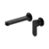 Ecco Wall Basin/Bath Mixer Separate Back Plate 60mm Matte Black