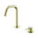 Mecca Hob Basin Mixer Set Edge Spout Brushed Gold