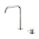 Mecca Hob Bath/Kitchen Mixer Set Edge Spout Brushed Nickel