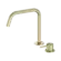 Mecca Hob Bath/Kitchen Mixer Set Edge Spout II Brushed Gold