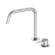 Mecca Hob Bath/Kitchen Mixer Set Edge Spout II Brushed Nickel