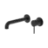 Mecca Wall Basin Mixer Separate Back Plate 185mm Spout Matte Black