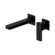 Celia Wall Basin/Bath Mixer Separate Back Plate Matte Black
