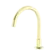 Kara Hob Mount Bath Spout Only G1/2 Female Inlet Brushed Gold