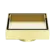 100mm Square Tile Insert Floor Waste 50mm Outlet Brushed Gold