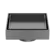 100mm Square Tile Insert Floor Waste 50mm Outlet Gun Metal