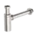 40mm Round Bottle Trap Brushed Nickel