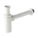40mm Round Bottle Trap Matte White