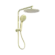 Mecca 2 In 1 Twin Shower Brushed Gold