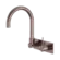 Mecca Wall Basin/Bath Mixer Swivel Spout Handle Up Brushed Bronze