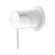 Mecca Shower Mixer 60mm Plate Matte White