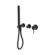 Mecca Shower Mixer Diverter System Separate Back Plate Matte Black