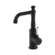 York Basin Mixer With White Porcelain Lever Matte Black