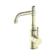 York Basin Mixer With Metal Lever Aged Brass