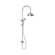 York Twin Shower With Metal Hand Shower Chrome