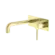 Dolce Wall Basin/Bath Mixer Brushed Gold
