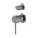 Dolce Shower Mixer With Diverter Separate Back Plate Gun Metal